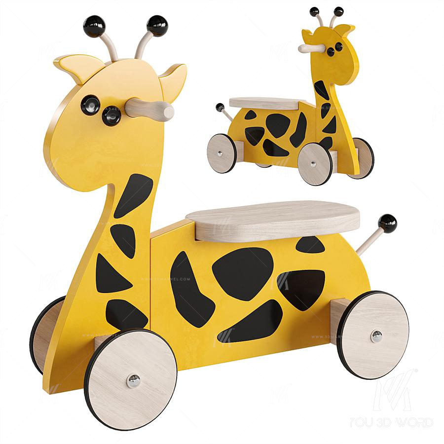 Giraffe wheelchair-tolokar